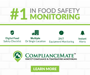 ComplianceMate is #1 in food safety monitoring